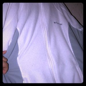 White & Grey Columbia jacket